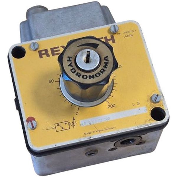 Série HED2, conexão roscada, pressão máxima 200bar, temperatura do fluido -20~70oC, meios de pressão óleo hidráulico mineral / gás / ar