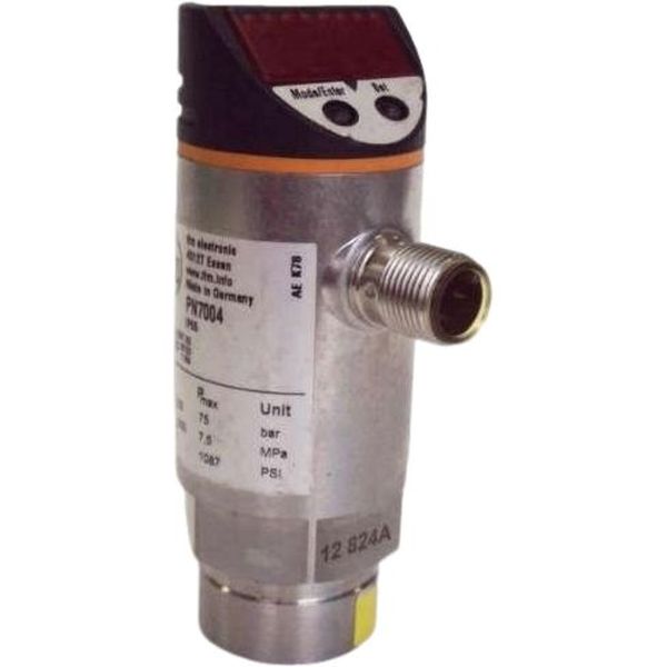 marca: IFM <br />
modelo: PN7004 <br />
pressão máx.: 75 bar <br />
estado: seminovo