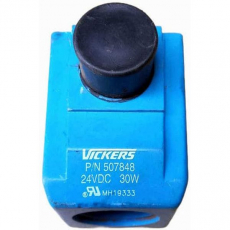Bobina hidráulica  VICKERS PN507848 24VDC 30W seminova Bobina hidráulica  VICKERS PN507848 24VDC 30W seminova
