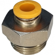 Conexão reta ZPC0603G 3/8X6 Conexão reta ZPC0603G 3/8X6