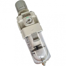 Filtro regulador SMC  AW40-F04BE-B com manômetro acoplado Filtro regulador SMC  AW40-F04BE-B com manômetro acoplado