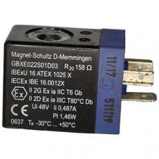 Bobina pneumática MAGNET SCHULTZ GBXE022S01D03 48V 1,46W Bobina pneumática MAGNET SCHULTZ GBXE022S01D03 48V 1,46W