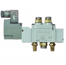 Válvula pneumática SMC SY7120-4DZ-02 seminova Válvula pneumática SMC SY7120-4DZ-02 seminova