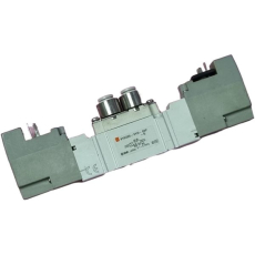 Válvula pneumática SMC SY5220-5YO-C5F-Q seminova Válvula pneumática SMC SY5220-5YO-C5F-Q seminova