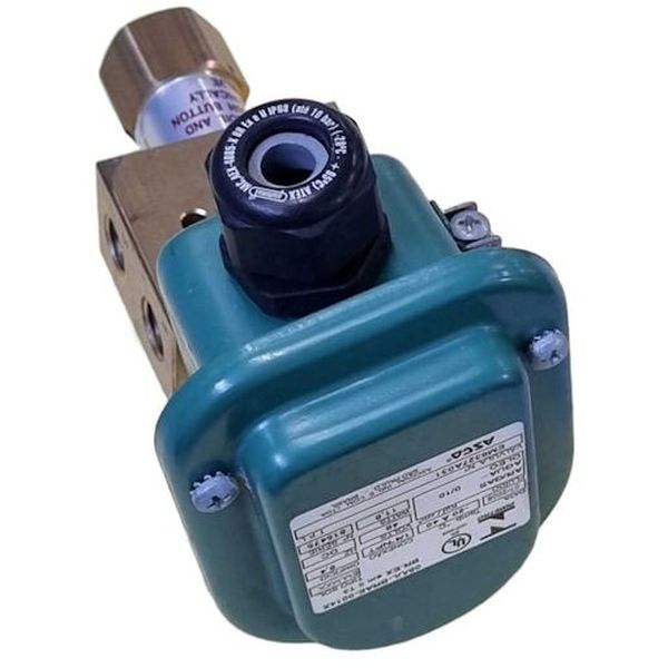 conexão rosca 1/4 NPT, orifício 6,4mm, fluidos ar / gás / água / óleo, material corpo latão 