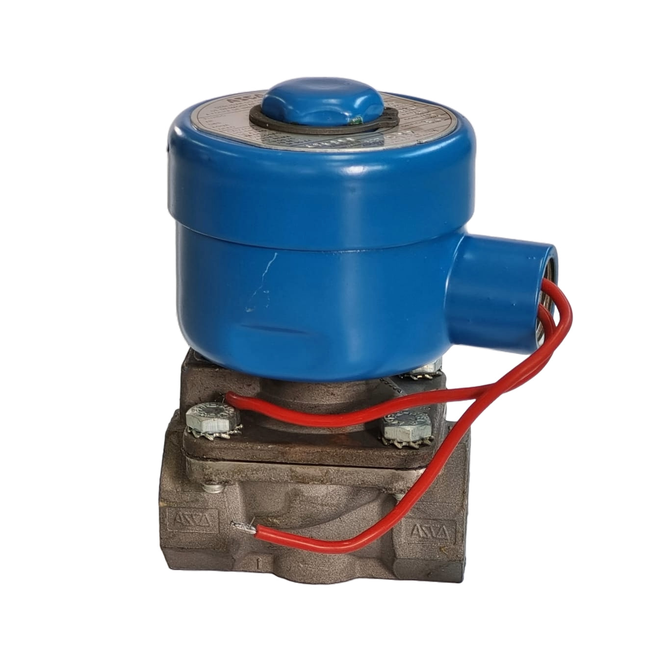 ASCO <br/>
ar. gás, água, óleo <br/>
220/240Volts, 50/60Hz, conexão 1/2,  orifício 5/8