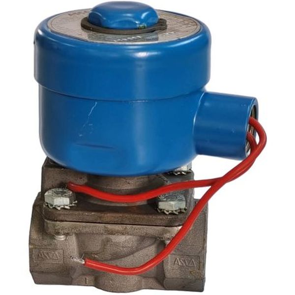 conexão rosca 1/2, orifício 5/8, fluidos ar / gás / água / óleo, voltagem 220/240Volts, 50/60Hz, material corpo latão