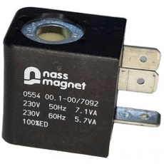 Bobina pneumática  NASS MAGNET 230V 60HZ 5.7VA Bobina pneumática  NASS MAGNET 230V 60HZ 5.7VA
