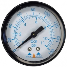 Manômetro ARCDAL 11BAR 160PSI Manômetro ARCDAL 11BAR 160PSI