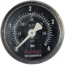 Manômetro REXROTH 56PSI 4BAR R412004415 Manômetro REXROTH 56PSI 4BAR R412004415