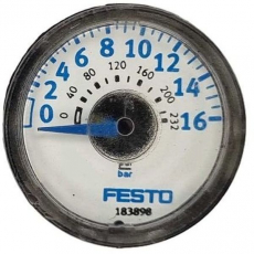 Manômetro FESTO MA-23-16-R1/8 183898 232psi 16bar Manômetro FESTO MA-23-16-R1/8 183898 232psi 16bar