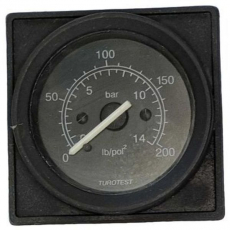 Manômetro TUROTEST 14bar 200lb/pol2 seminovo Manômetro TUROTEST 14bar 200lb/pol2 seminovo