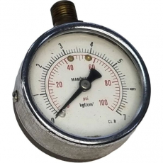 Manômetro 100psi 7kgf/cm2 seminovo Manômetro 100psi 7kgf/cm2 seminovo