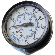 Manômetro de precisão com flange FESTO FMAP-63-4-1/4-EN 162843 Manômetro de precisão com flange FESTO FMAP-63-4-1/4-EN 162843