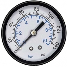 Manômetro 10bar 140psi Manômetro 10bar 140psi