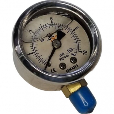 Manômetro 150psi 10Kg/cm2 com glicerina - SKON seminovo Manômetro 150psi 10Kg/cm2 com glicerina - SKON seminovo