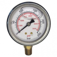 Manômetro TWE 3500psi 250bar Manômetro TWE 3500psi 250bar