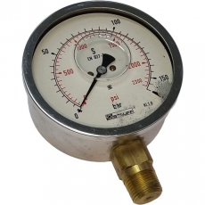 Manômetro STAUFF 2300psi 160bar Manômetro STAUFF 2300psi 160bar