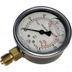 Manômetro TWE 850psi 60bar Manômetro TWE 850psi 60bar