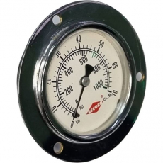 Manômetro RECORD 1000psi 70bar com flange Manômetro RECORD 1000psi 70bar com flange