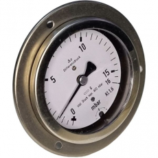 Manômetro 16mbar com flange Manômetro 16mbar com flange