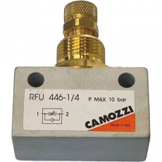 Válvula controle de fluxo CAMOZZI RFU446-1/4 Válvula controle de fluxo CAMOZZI RFU446-1/4