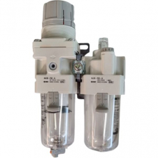 Conjunto lubrifil SMC AL30-F03-A com filtro regulador AW30-F03-A   Conjunto lubrifil SMC AL30-F03-A com filtro regulador AW30-F03-A