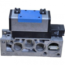 Válvula pneumática J-5/2-D-3-C, placa intermediária MUH-ZP-D-3-L-24G Válvula pneumática J-5/2-D-3-C, placa intermediária MUH-ZP-D-3-L-24G