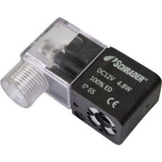 Bobina pneumática  SCHRADER DC12V 4.8W 100% ED IP 65 Bobina pneumática  SCHRADER DC12V 4.8W 100% ED IP 65