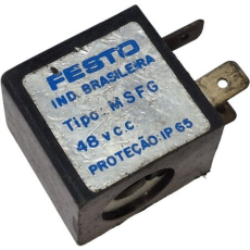 Bobina Pneumática FESTO MSFG 48 VCC seminova Bobina Pneumática FESTO MSFG 48 VCC seminova