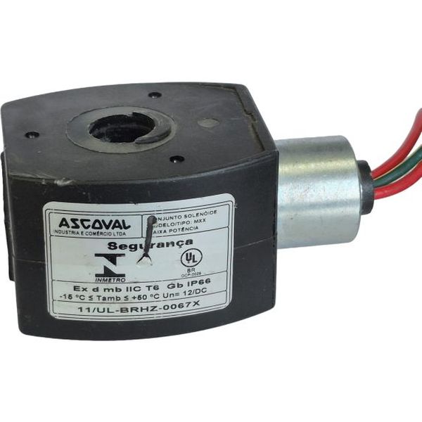 12DC EX D MB IIC T6 GB IP66 conjunto solenóide modelo MXX baixa potência