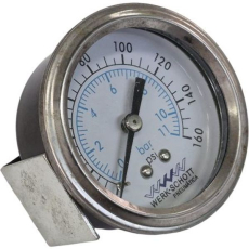 Manômetro 11bar 160psi com suporte