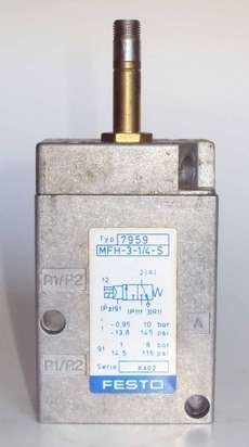 Válvula pneumática (modelo: MFH-3-1/4-S)
