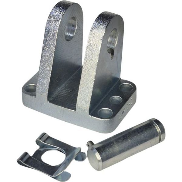 acessório para cilindro pneumático, cavalete para pistão pneumático, cavalete para atuador pneumático linear, componente para montagem de cilindro, fixação do cilindro, suporte para cilindro
