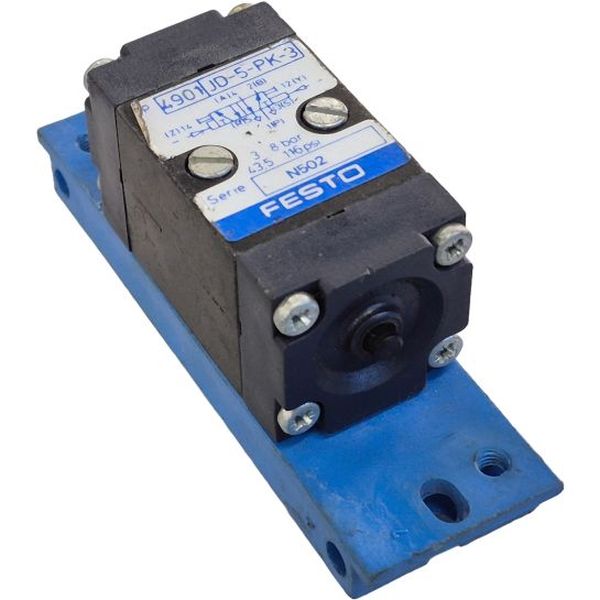 válvula 5 vias, válvula com conexão rosca PK-3, válvula para ar comprimido