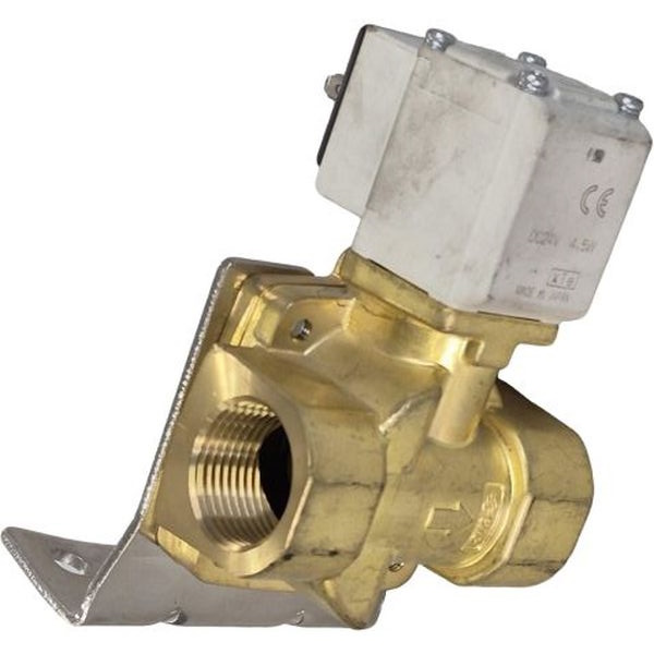 válvula duas vias, válvula em inox, válvula em latão, válvula com suporte para fixação