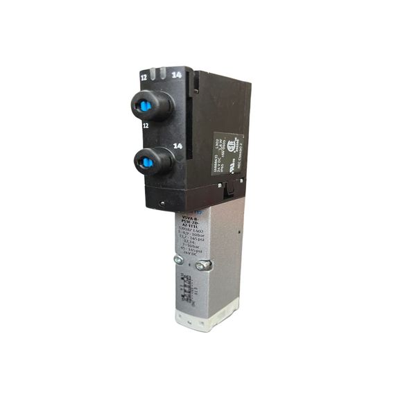 Válvula solenoide 5/3, com centro em exaustão e montada em sub-base - FESTO