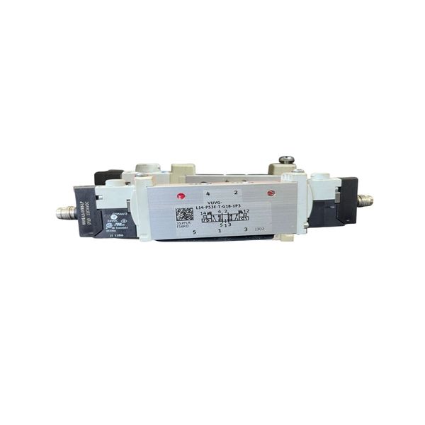 Válvula solenoide, funciona como válvula direcional 5/3, com posição central, monostável - FESTO