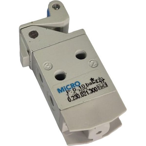 Série MT MM5, comando direto, 3/2 para painel, furos diâmetro 22mm, tipo comando por rolete, corpo Zamac