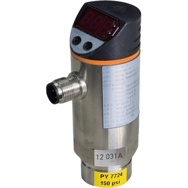 alcance da medição 0...150psi, fluidos líquido e gasosos, invólucro cilíndrico
