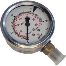 Manômetro WIKA 300psi 20kgf/cm2  Manômetro WIKA 300psi 20kgf/cm2