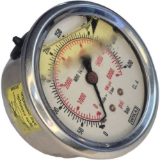 Manômetro WIKA 6000psi 400bar Manômetro WIKA 6000psi 400bar