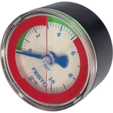 Manômetro FESTO 525728 10bar seminovo Manômetro FESTO 525728 10bar seminovo