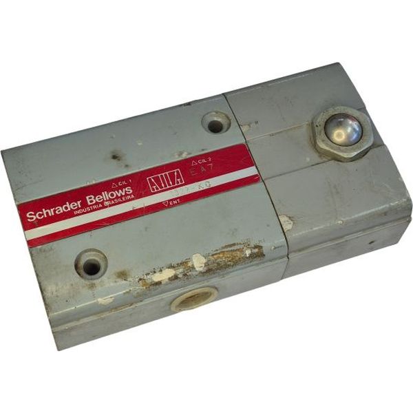 3/2vias conexão rosca 1/2, acionamento pino/mola, fluidos ar comprimido / gases não corrosivos