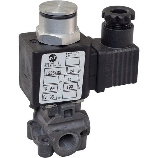 Série H90, DN (diâmetro nominal) 3,0mm, conexão rosca G1/4npt, pressão de trabalho 0...10bar, CV 0,47, tempo de comutação 20ms