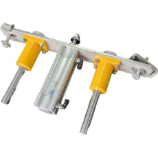 Cilindro pneumático DNCB-40-80-PPV-A 532740 com guia e suporte 40X80 - FESTO seminovo