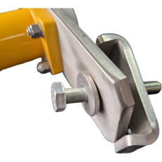 Cilindro pneumático FESTO DNCB-40-80-PPV-A 532740 com guia e suporte - seminovo