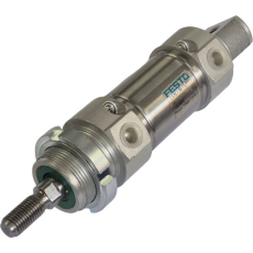 Características

- Diâmetro: 32mm

- Curso: 15mm

- Funcionamento: dupla ação

- Amortecimento pneumático regulável de fim de curso

- Detecção de posição

- Pressão de trabalho: 1~10 bar

- Temperatura do meio ambiente: -20oC~80oC

Construção

- Haste: aço inoxidável

- Cabeçote dianteiro: liga de alumínio anodizado incolor

- Camisa: aço inoxidável

- Cabeçote traseiro: liga de alumínio anodizado incolor

- Vedações: NBR, TPE-U (PU)

DSNU32100PPVA
