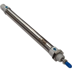 Características

- Diâmetro: 16mm

- Curso: 40mm

- Dupla ação

- Pressão de Trabalho: até 10 bar

- Temperatura Ambiente: -10ºC a +80ºC

- Fluido: ar comprimido filtrado, lubrificado ou não

Construção

- Haste: Aço Inoxidável AISI 304

- Cabeçotes: Alumínio

- Vedações: Buna-N

- Camisa: Aço Inoxidável AISI 316

- Êmbolo: alumínio

Os cilindros mini da série CWMI não são normalizados ISO

pistão para ar comprimido, pistão pneumático, atuador pneumático, cilindro para ar comprimido, cilindro pistão, mini cilindro, cilindro mini
