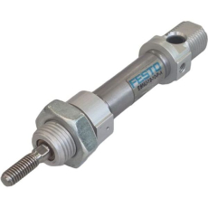 Características- Diâmetro: 12mm- Curso: 10mm- Funcionamento: dupla ação- Amortecimento elástico dos dois lados- Detecção de posição- Norma: ISO 6432- Pressão de trabalho: 1,2~10 bar- Temperatura do meio ambiente: -20oC~80oCConstrução- Haste: aço inoxidável- Cabeçote dianteiro: liga de alumínio anodizado incolor- Camisa: aço inoxidável- Cabeçote traseiro: liga de alumínio anodizado incolor- Vedações: NBR, TPE-U (PU)ESNU2550PAcilindro padronizado, cilindro normalizado, cilindro iso, cilindro para ar, pistão pneumático, atuador pneumático, atuador para automação industrial